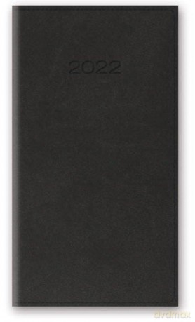 Kalendarz 2022 11T A6 kieszonkowy grafit vivella [KALENDARZ]