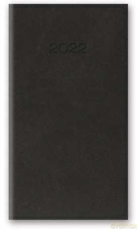 Kalendarz 2022 11T A6 kieszonkowy grafit vivella [KALENDARZ]