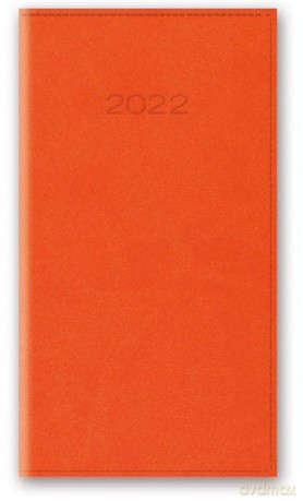 Kalendarz 2022 11T A6 kieszonkowy pomarańcz vivella [KALENDARZ]