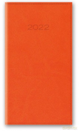 Kalendarz 2022 11T A6 kieszonkowy pomarańcz vivella [KALENDARZ]