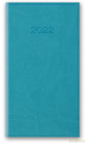Kalendarz 2022 11T A6 kieszonkowy turkus vivella [KALENDARZ]