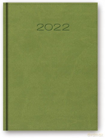 Kalendarz 2022 A5 dzienny oprawa vivella brąz [KALENDARZ]