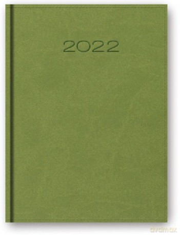 Kalendarz 2022 A5 dzienny vivella jasnozielony [KALENDARZ]