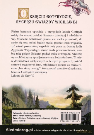 O księciu Gotfrydzie rycerzu Gwiazdy Wigilijnej - Halina Górska [KSIĄŻKA]