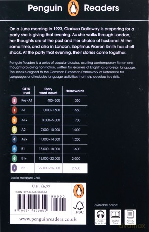 Penguin Readers Level 7: Mrs Dalloway (ELT Graded Reader) - Virginia Woolf [KSIĄŻKA]