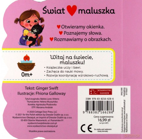 Świat maluszka Kotki Książeczka z okienkami [KSIĄŻKA]