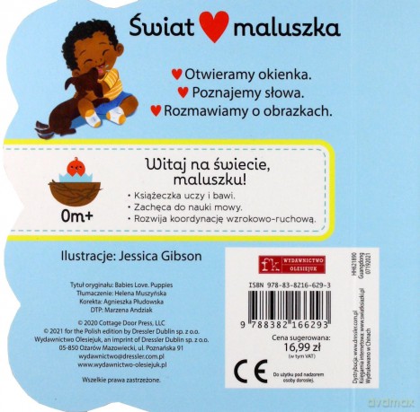Świat maluszka Pieski Książeczka z okienkami [KSIĄŻKA]