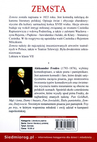 Zemsta - Aleksander Fredro [KSIĄŻKA]