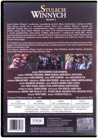 Stulecie Winnych Sezon 3 [4DVD]