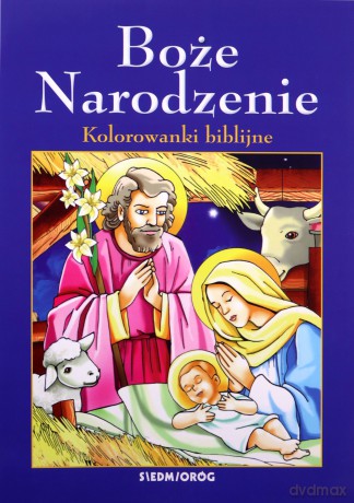 Boże narodzenie. Kolorowanki biblijne - Jean-François Kieffer [KSIĄŻKA]