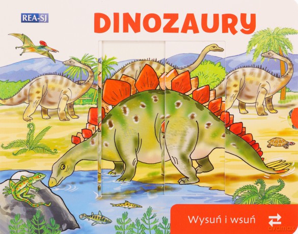 Dinozaury. Wysuń/wsuń [KSIĄŻKA]