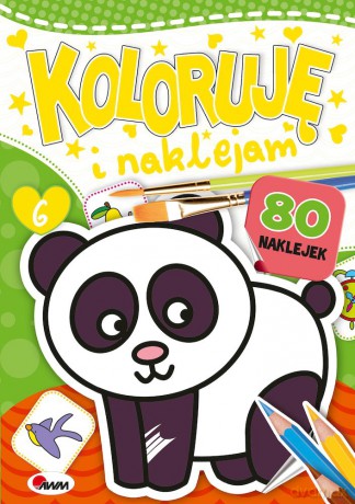 Koloruję i naklejam 6 - Piotr Kozera [KSIĄŻKA]
