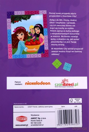 Książka do czytania Lego friends K ZKLNR105/1 [KSIĄŻKA]