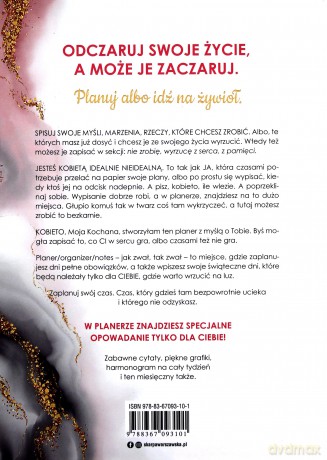 Planer KOBIETY IDEALNIE NIEIDEALNEJ od Gabrieli Gargaś - Gabriela Gargaś [KSIĄŻKA]