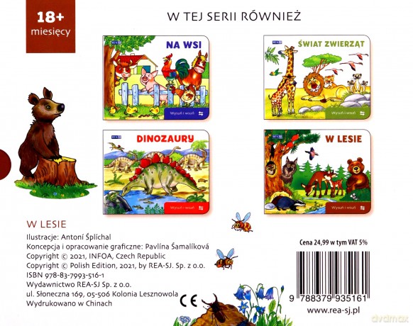 W lesie. Wysuń/wsuń [KSIĄŻKA]