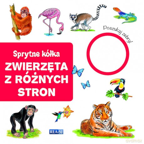 Zwierzęta z różnych stron. Sprytne kółka [KSIĄŻKA]