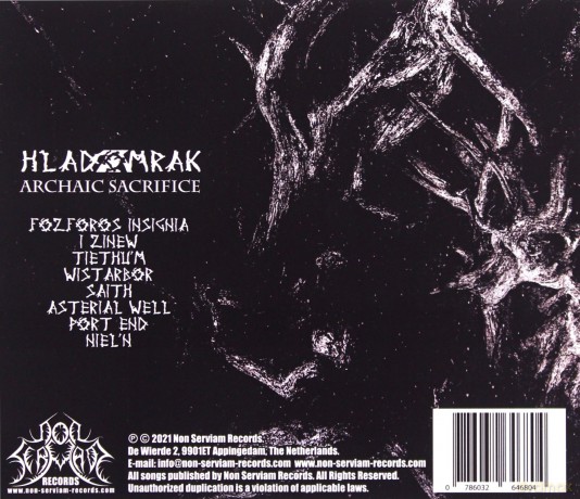 Hladomrak: Archaic Sacrifice [CD]