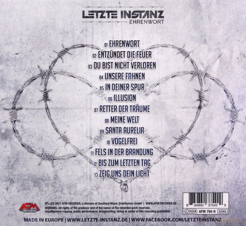 Letzte Instanz: Ehrenwort (digipack) [CD]