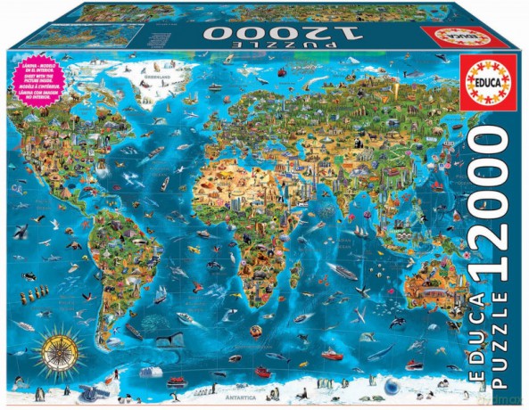 EDUCA 12000 el. Cuda Świata [PUZZLE]