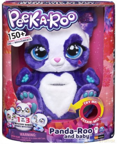 Interaktywna Panda z maleństwem Peek A Roo