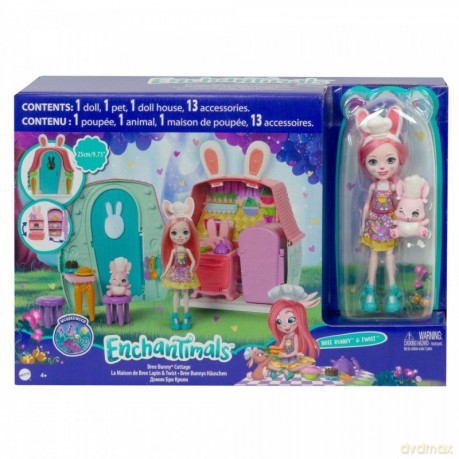 Lalka Enchantimals Chatka Króliczka