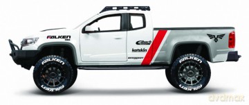 Model kompozytowy Design Chevrolet ZR2 2017 biały 1:27