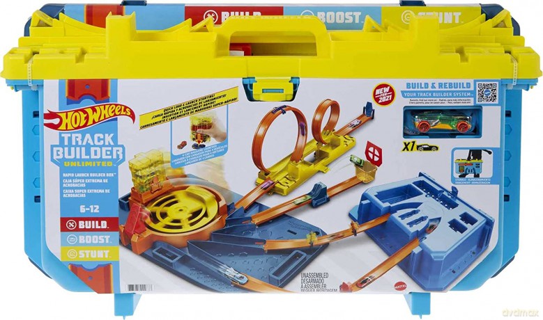 Zestaw w pudełku Track Builder Turbowyrzutnia