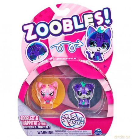 Zoobles Zwierzątka 2pak Unicorn/Tiger [FIGURKA]