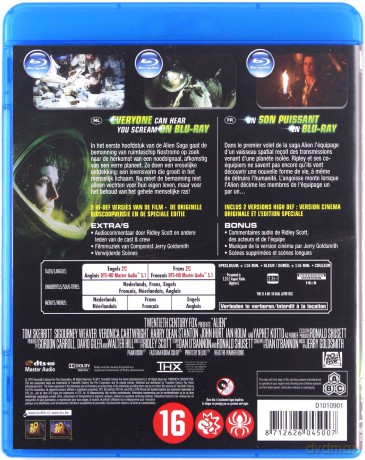 Alien (Obcy - 8. pasażer Nostromo) [Blu-Ray]