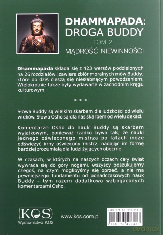 Dhammapada: Droga Buddy (Tom 2) Mądrość niewinności - OSHO [KSIĄŻKA]
