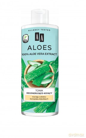 AA Aloes 100% Tonik regenerująco-kojący 400 ml