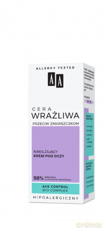 AA Cera Wrażliwa Przeciw Zmarszczkom Krem nawilżający pod oczy 15 ml