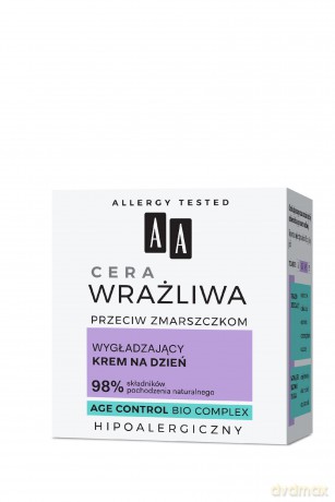 AA Cera Wrażliwa Przeciw Zmarszczkom Krem wygładzający na dzień 50 ml