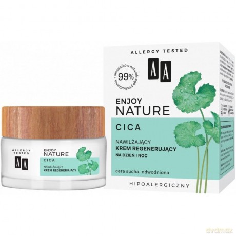 AA Enjoy Nature Cica Nawilżający Krem regenerujący na dzień i noc 50 ml