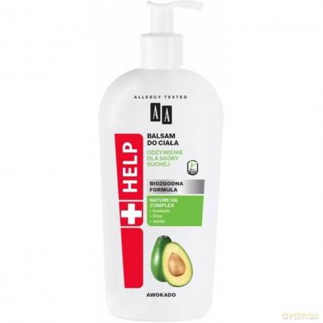 AA HELP Balsam do ciała Awokado - odżywienie dla skóry suchej 400 ml