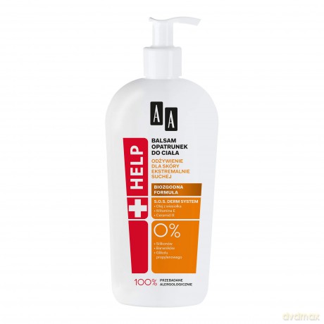 AA HELP Balsam-opatrunek do ciała - skóra ekstremalnie sucha 400 ml