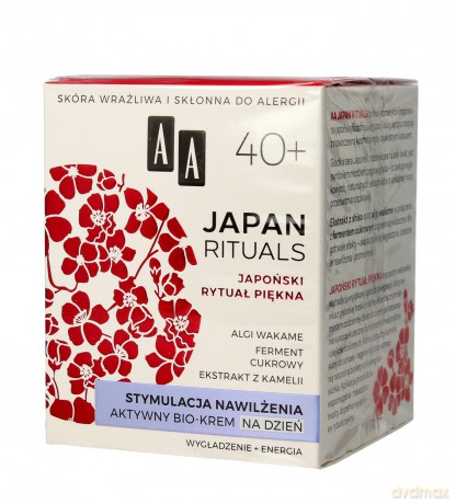 AA Japan Rituals 40+ Aktywny Bio-Krem na dzień - stymulacja nawilżenia 50 ml