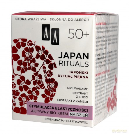 AA Japan Rituals 50+ Aktywny Bio-Krem na dzień - stymulacja elastyczności 50 ml
