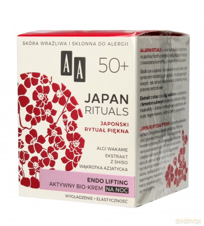 AA Japan Rituals 50+ Aktywny Bio-Krem na noc - endo lifting 50 ml