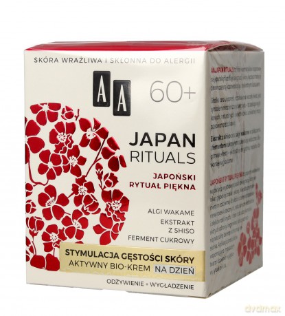 AA Japan Rituals 60+ Aktywny Bio-Krem na dzień - stymulacja gęstości skóry 50 ml
