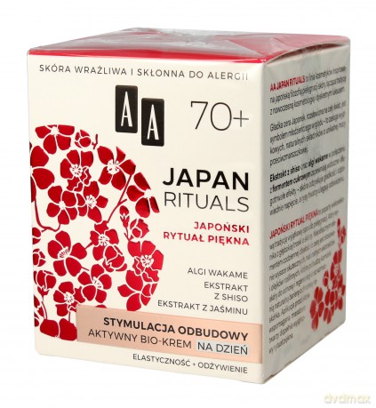 AA Japan Rituals 70+ Aktywny Bio-Krem na dzień - stymulacja odbudowy 50 ml