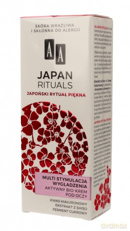 AA Japan Rituals Aktywny Bio-Krem pod oczy - multi stymulacja wygładzenia 15 ml