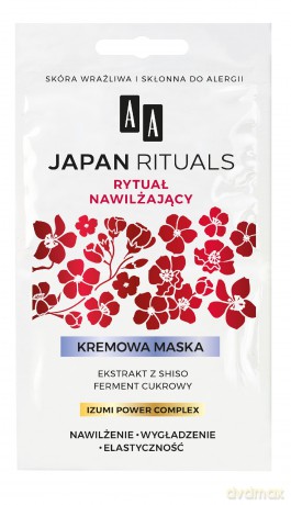 AA Japan Rituals Maska kremowa na twarz Rytuał Nawilżający 4 mlx2