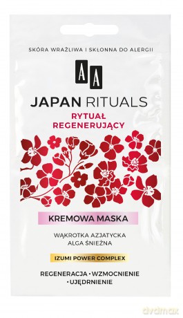 AA Japan Rituals Maska kremowa na twarz Rytuał Regenerujący 4 mlx2