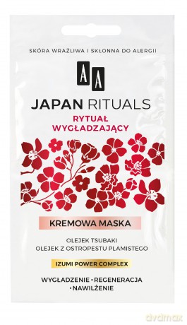 AA Japan Rituals Maska kremowa na twarz Rytuał Wygładzający 4 mlx2