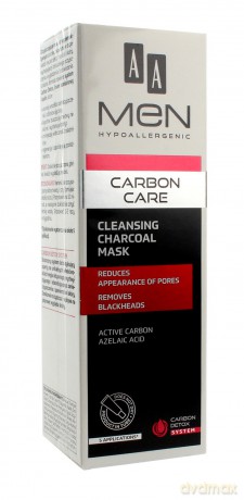 AA Men Carbon Care Maska oczyszczająca na twarz z węglem 30 ml