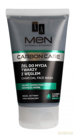 AA Men Carbon Care Żel do mycia twarzy z węglem 150 ml