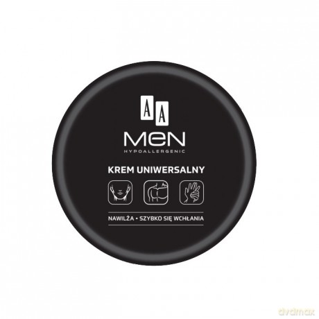 AA Men Hypoallergenic Krem uniwersalny do twarzy i ciała 125 ml