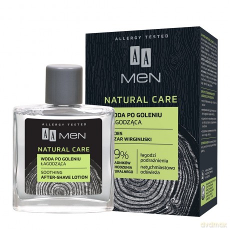 AA Men Natural Care Woda po goleniu łagodząca 100 ml