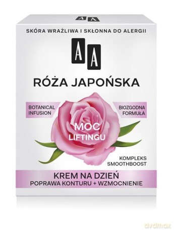 AA Moc Roślin Róża Japońska 60+ Krem na dzień "Moc Liftingu" 50 ml